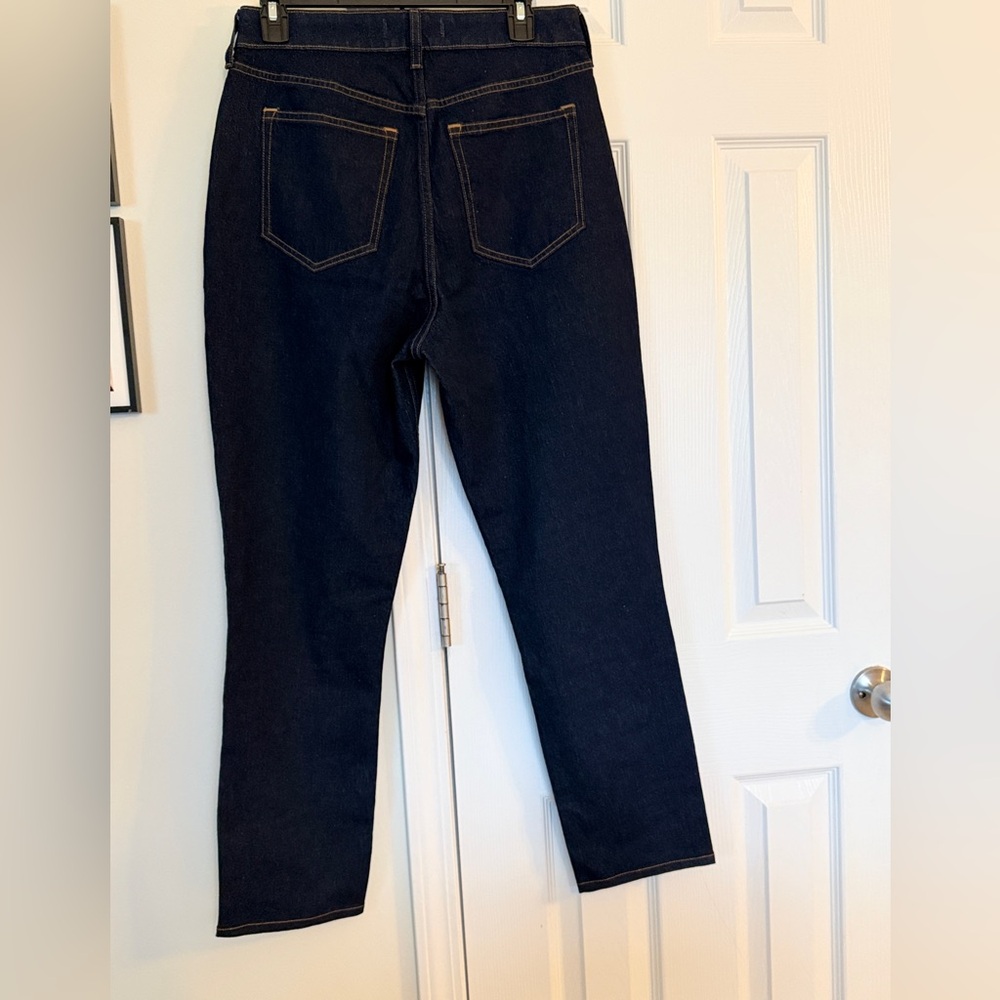 Abercrombie & Fitch Dark Blue High Rise Jeans - Picture 2 of 5